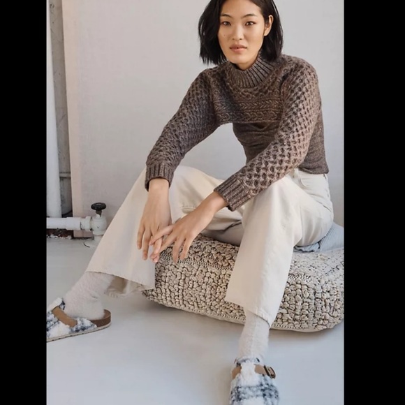 Anthropologie NWT ASTR The Label Cable-Knit Sweater Shrug Set Size XS. - Picture 4 of 12